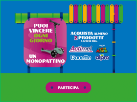 Vinci un monopattino con Danone Kids