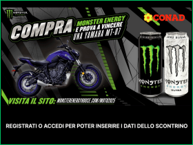 Vinci una moto con Monster