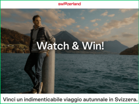 Vinci un viaggio in svizzera