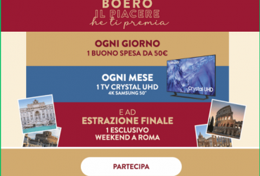 Vinci un weekend con Boero