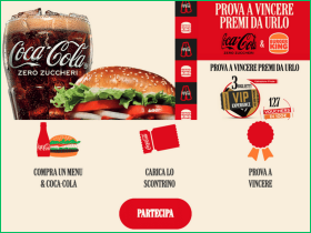 Concorso Coca Cola e Burger King