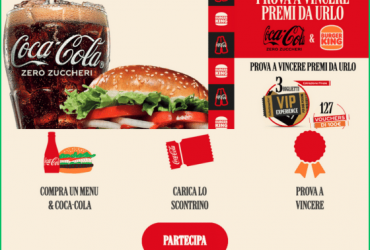 Concorso Coca Cola e Burger King