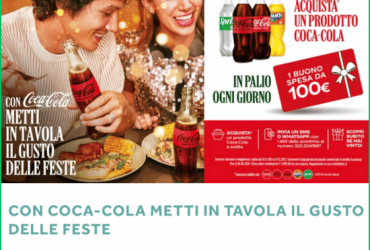 vinci la spesa con coca-Cola