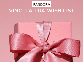 Vinci la tua wish list Pandora