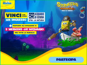 Vinci con MIO e Spongebob