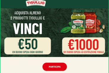 Vinci 1000 euro con Tigullio