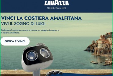 Vinci la Costiera Amalfitana con Lavazza