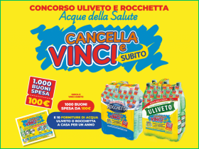 Cancella e vinci con Uliveto e Rocchetta