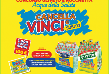 Cancella e vinci con Uliveto e Rocchetta
