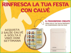 Vinci il frigo con Calvè