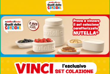 Concorso Estate Kinder e Nutella