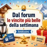 Tanti premi vinti questa settimana