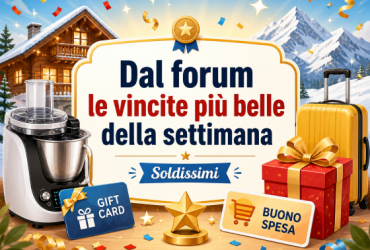 Tanti premi vinti questa settimana