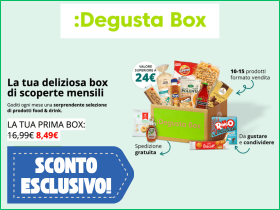 Sconto esclusivo Degusta Box