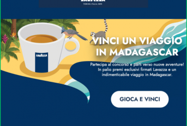 Vinci il Madagascar con Lavazza