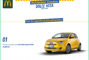 Concorso Mc Donald la dolce vita