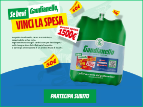 Vinci la spesa con Gaudianello