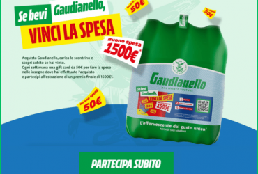 Vinci la spesa con Gaudianello