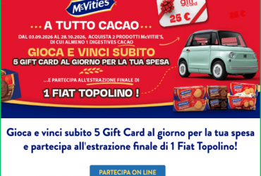 Nuovo concorso McVities