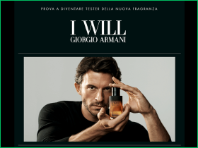 Diveta tester per Giorgio Armani