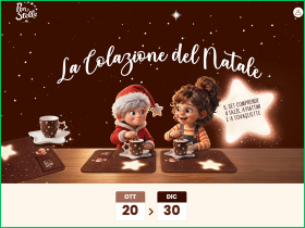 Vinci il set colazione di Natale con Pan di Stelle