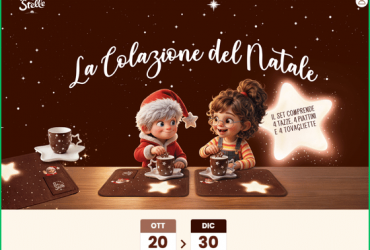 Vinci il set colazione di Natale con Pan di Stelle