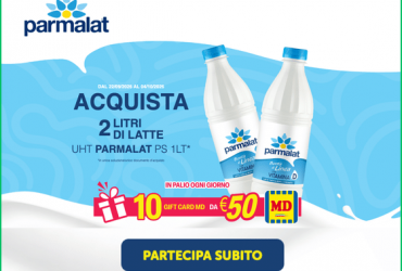 Vinci la spesa con Parmalat e MD