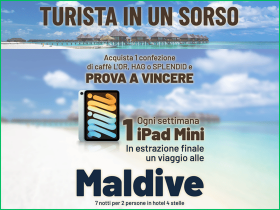 Vinci le Maldive con un caffè