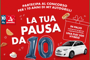 Concorso 10 anni di MyAutogrill