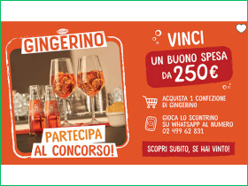 Vinci la spesa con Gingerino